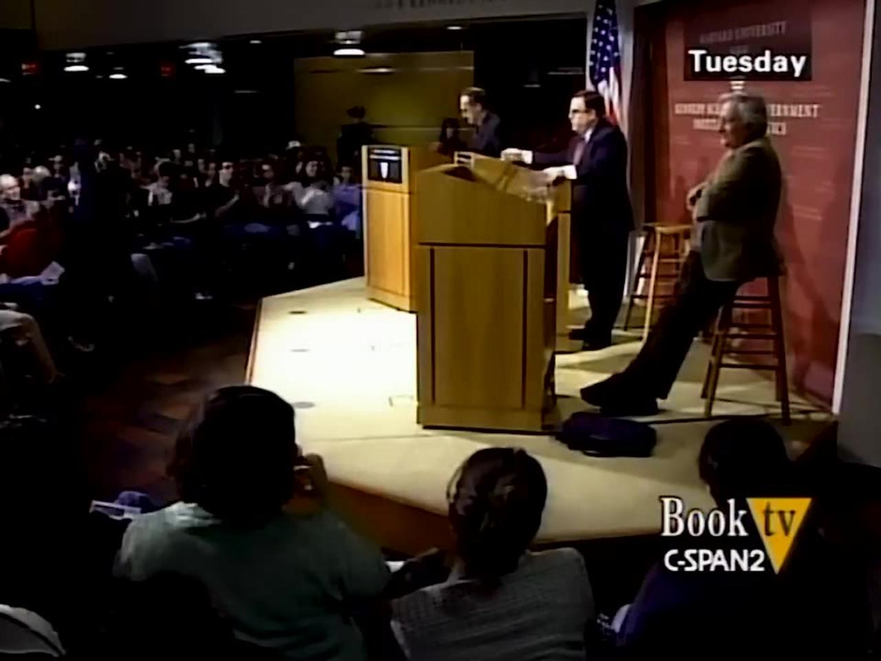 Noam Chomsky debates Alan Dershowitz over Israel and Palestine.  2005