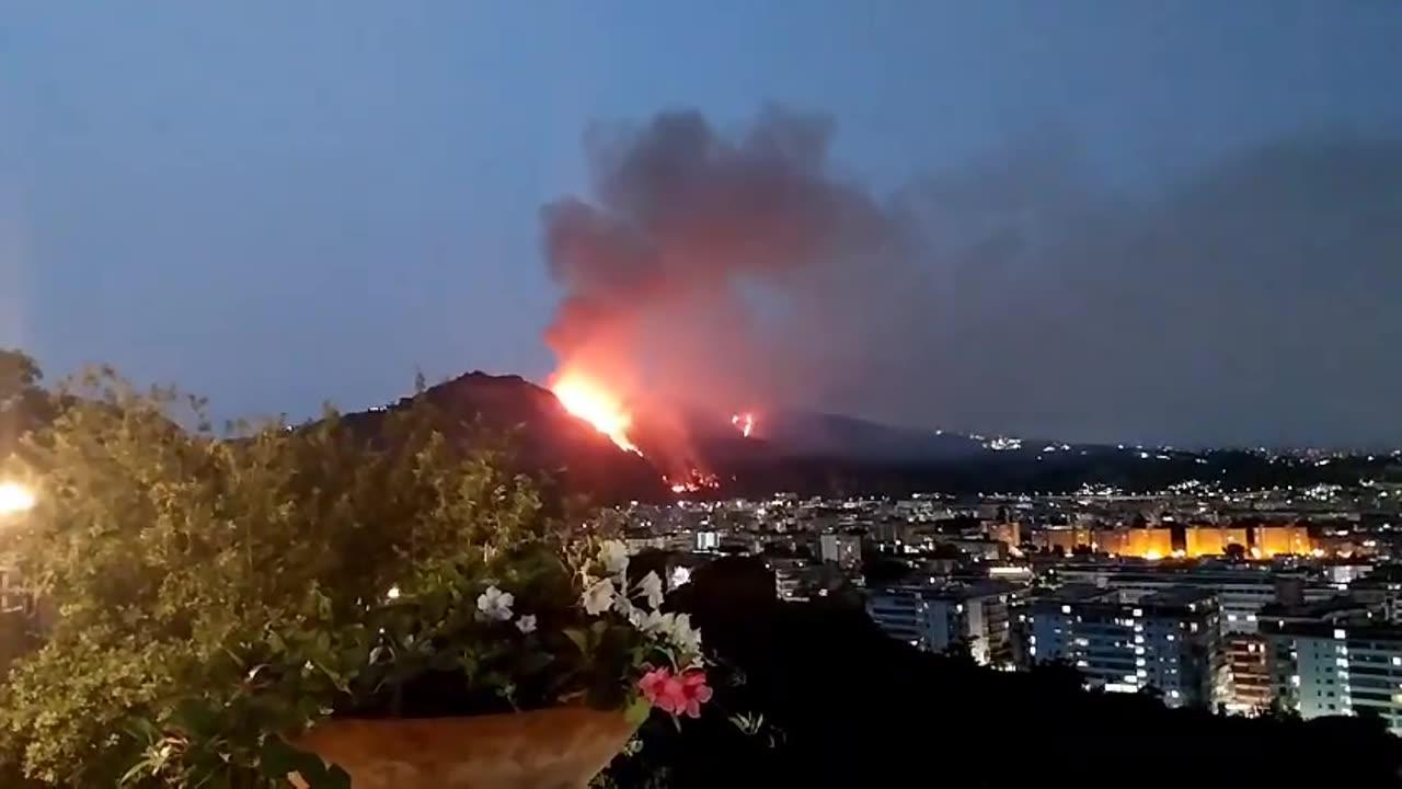 Forest Fires Near Naples, Italia | June 20, 2024