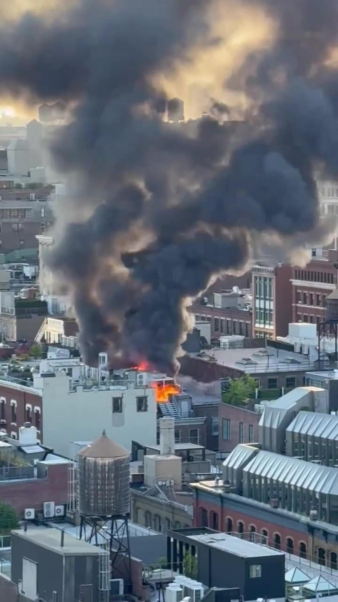 A Massive Fire Breaks Out In A Building In Manhattan, New York | June 20, 2024