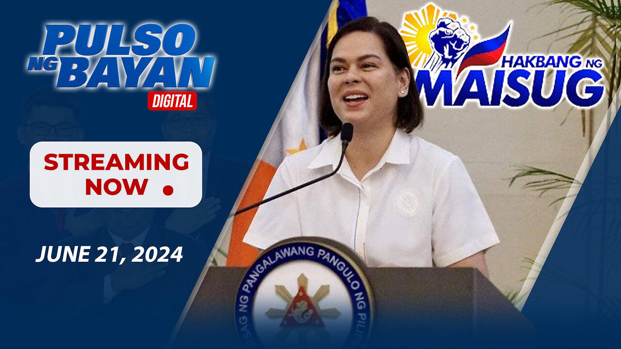 LIVE | Pulso ng Bayan kasama sina Atty. Harry Roque, Admar Vilando at Jade Calabroso | June 21, 2024