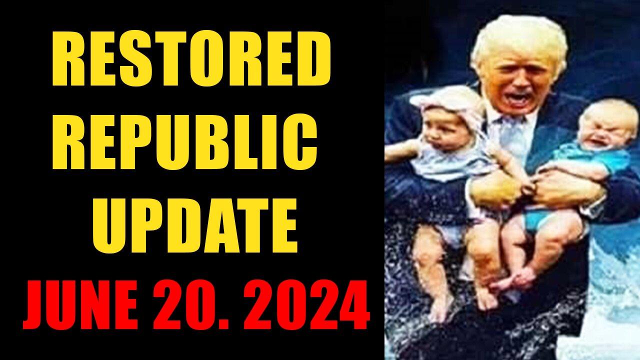 Restored Republic. Judy Byington. X22 Report. Trump News ~ June 20, 2024