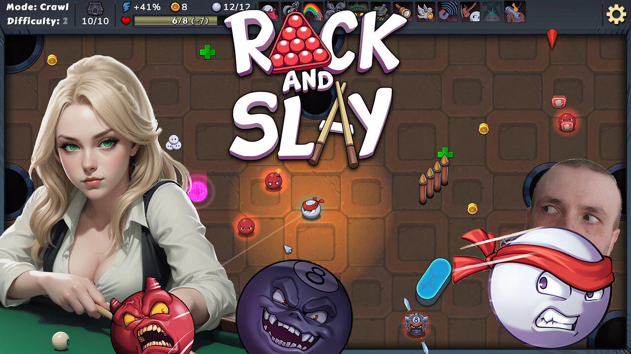 I’m Leaving No Balls Alive! Let’s Play Indie Game Rack and Slay (Roguelike Dungeon Crawler)