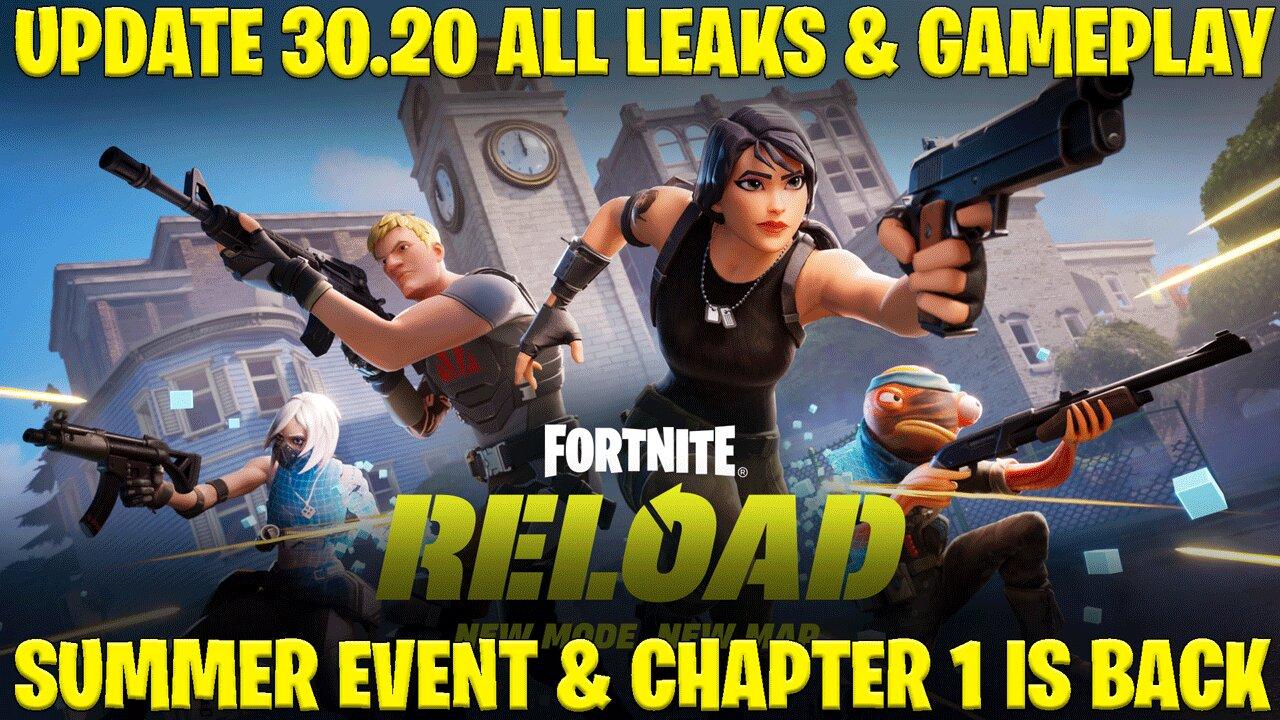 CHAPTER 1 is BACK - Summer Event & Metallica Live Event Concert | Fortnite Update 30.20 Leaks