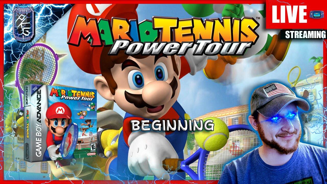 FIRST TIME - Beginning | Mario Tennis Power Tour | GBA | !Subscribe & Follow!