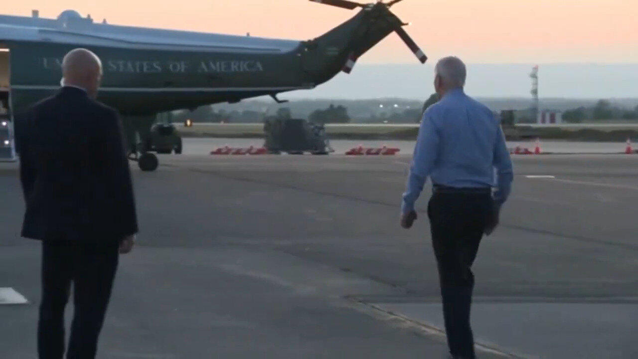 'Cheap Fake'' Video Shows President Biden Sprinting To Marine One