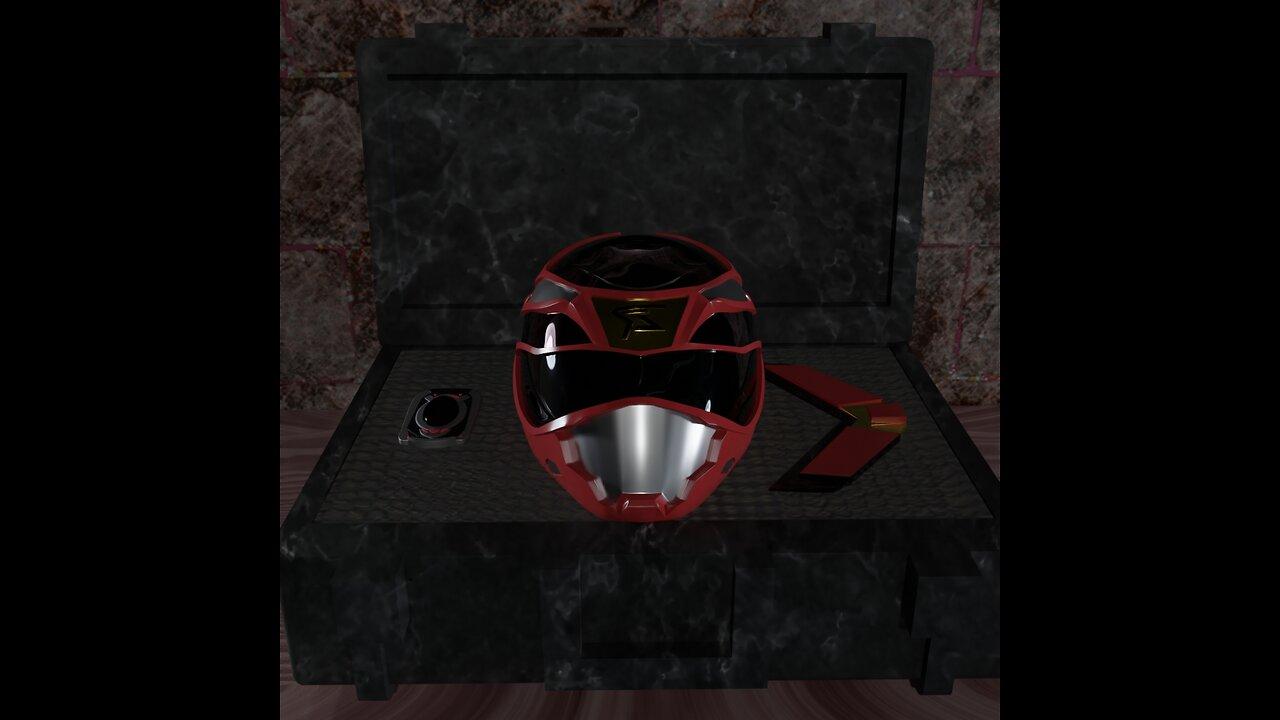 the red renegade ranger 3d modelling for a fan made series !