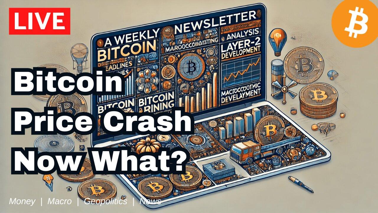 Bitcoin Price Crash, Now What? | Weekly Bitcoin Industry Update