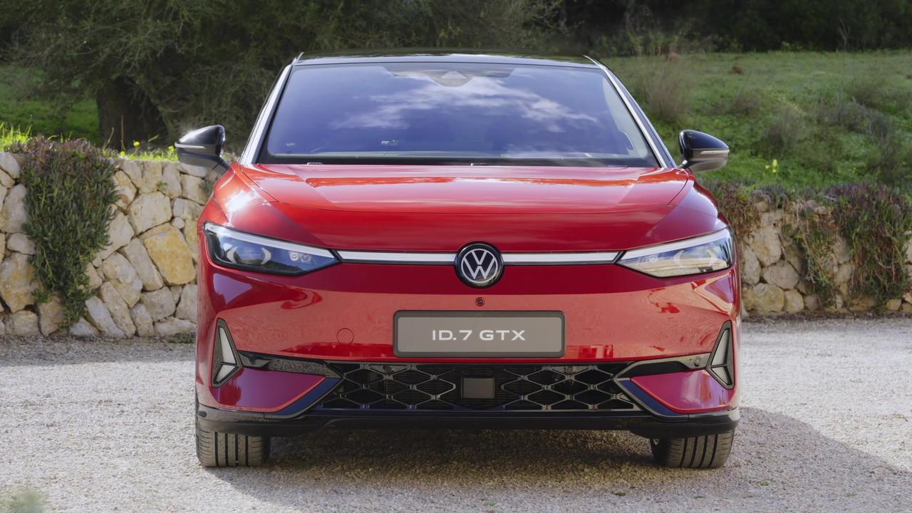 The new Volkswagen ID.7 GTX Design in Kings Red Metallic