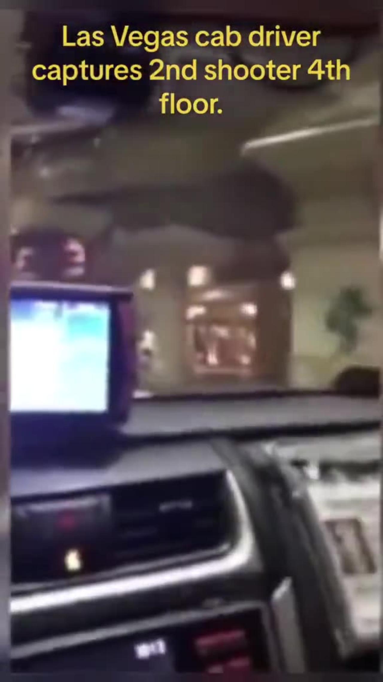 Las Vegas Massacre had 2 shooters - filmed by cab driver