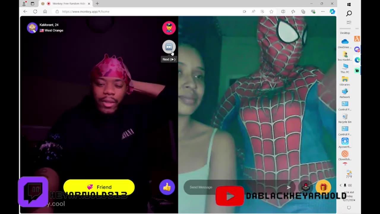 Spiderwomen On Monkey App Meeting People - One News Page Video