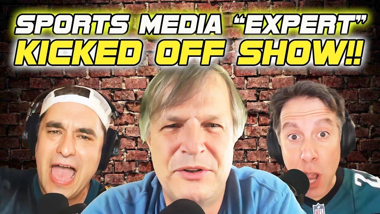 Sports media "expert" gives RUDE interview & gets KICKED OFF SHOW | Fusco Show
