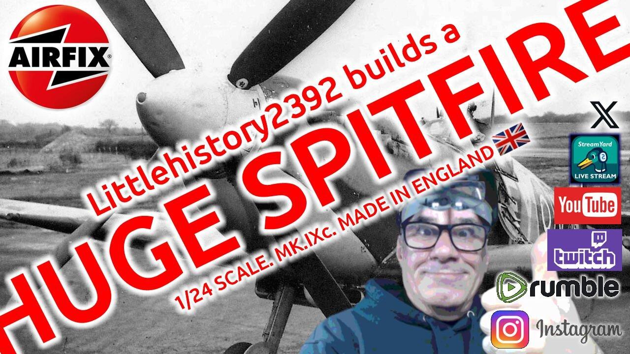 Huge 1/24 scale Airfix Spitfire Mk. IXc. Episode 16 #ww2 #aircraft #amazing #airfix