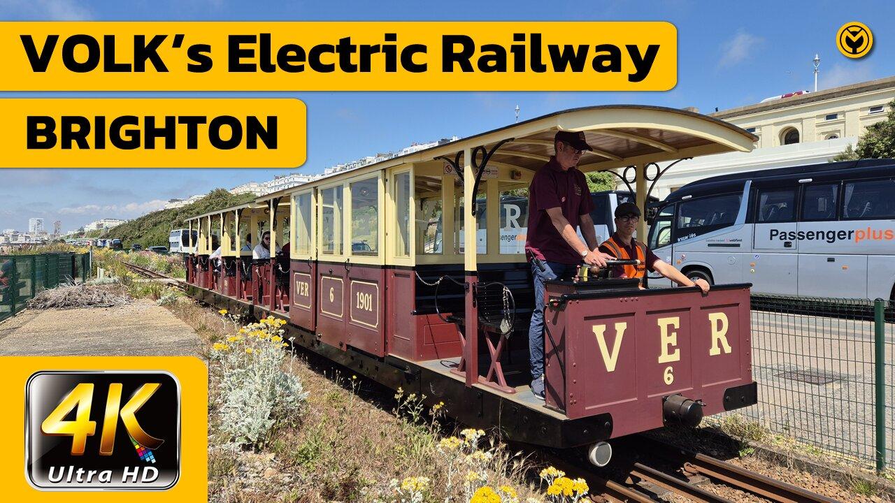 4K Volk's Electric Railway - Brighton - One News Page VIDEO