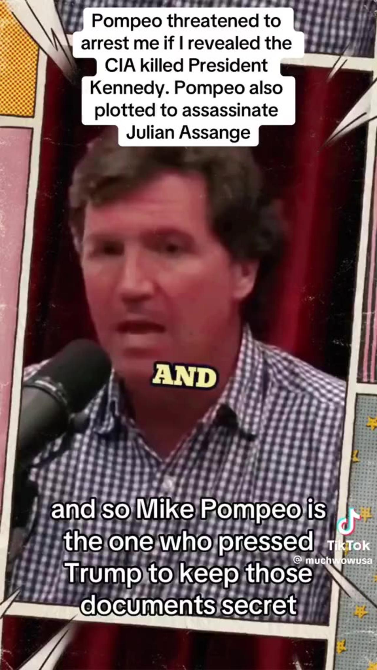 👀 Tucker Carlson Claims Mike Pompeo Plotted To Assassinate Julian Assange