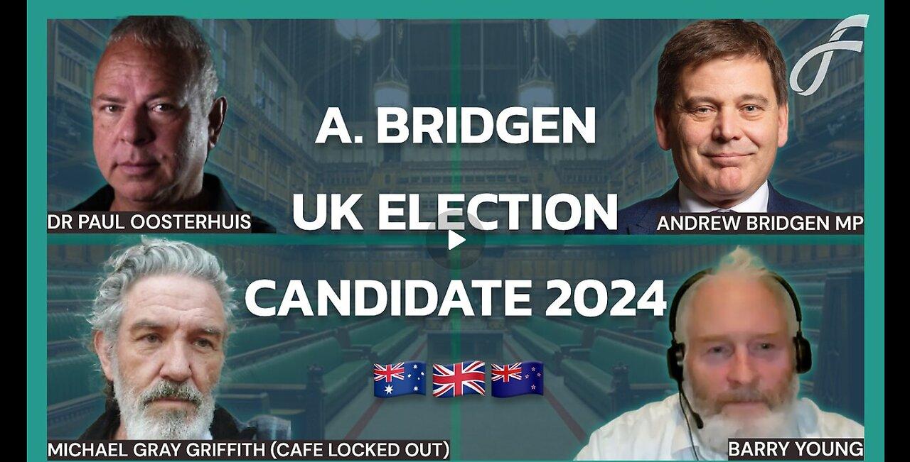Andrew Bridgen - UK Election Candidate with Cafe Locked Out, Dr Paul Oosterhuis & Barry Young