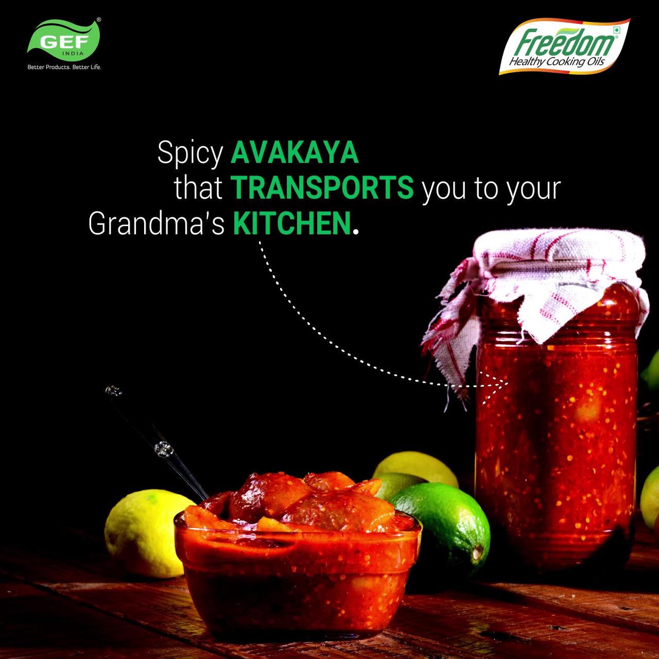 Spicy Avakaya that Transports you to your Grandma's Kitchen.