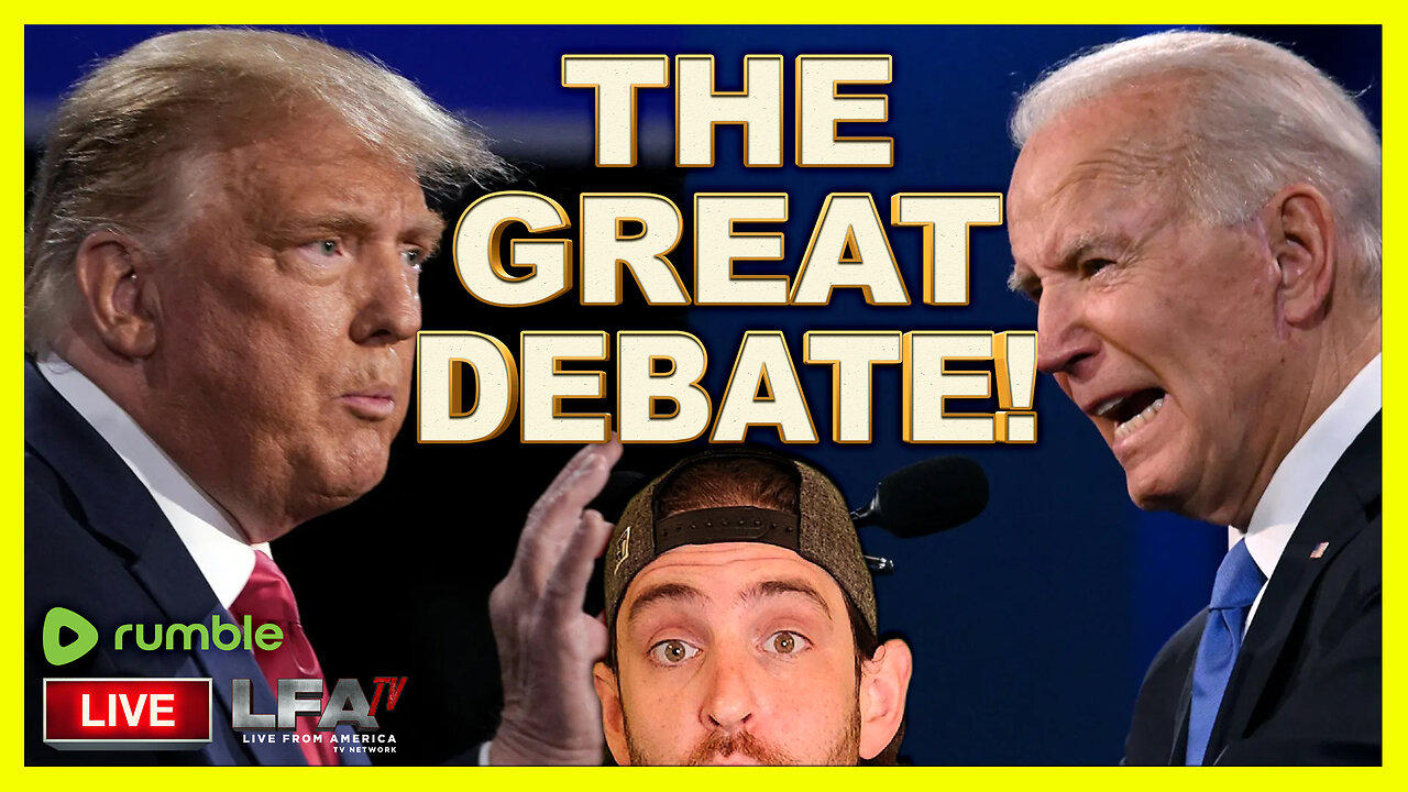 THE GREAT DEBATE IS FINALLY HERE! | UNGOVERNED 6.27.24 5pm EST