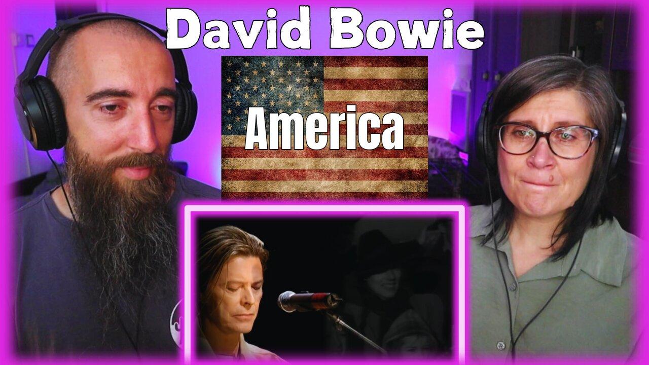David Bowie - America (REACTION) with my wife