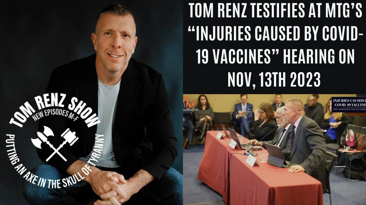 Special Re-Run: Tom Renz Testifies at MTG's Hearing on 11.13.23
