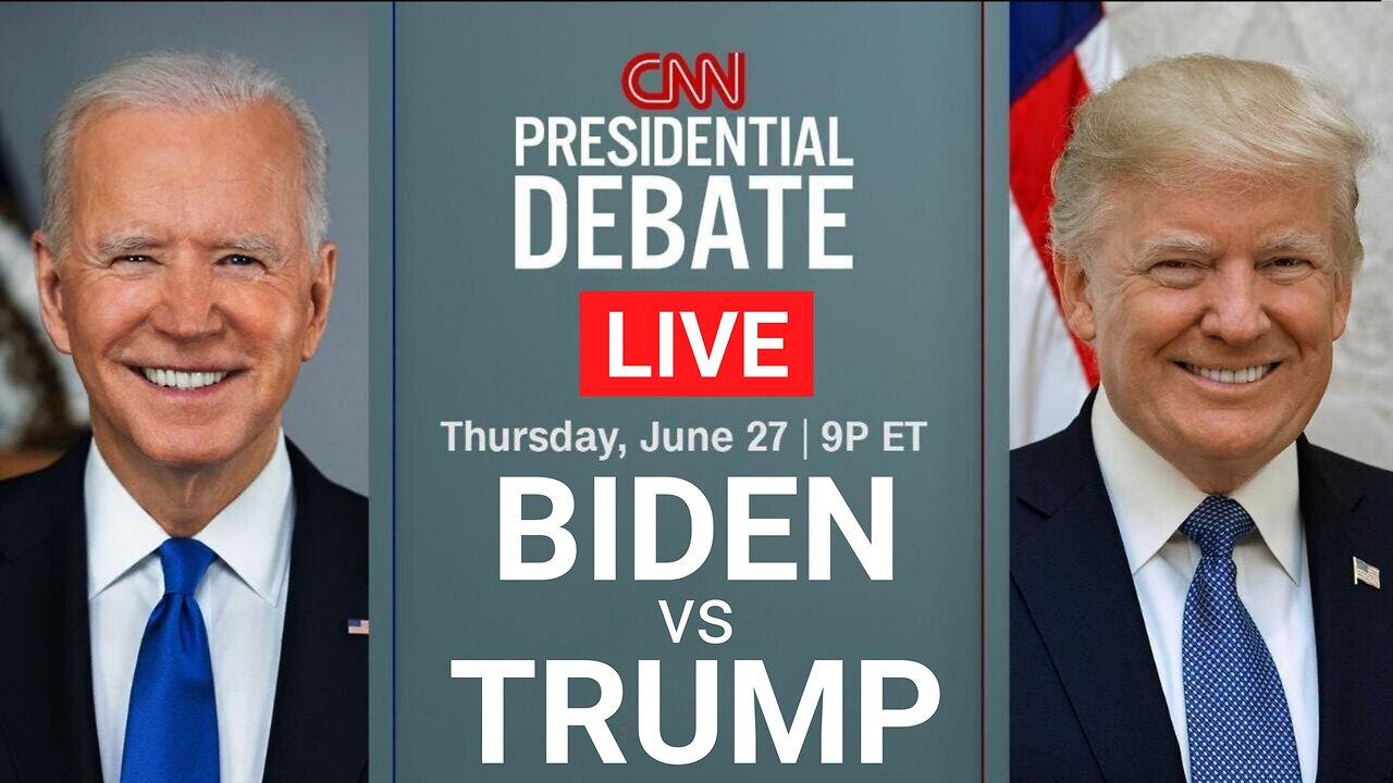 CNN Presidential Debate: President Joe Biden and President Donald Trump