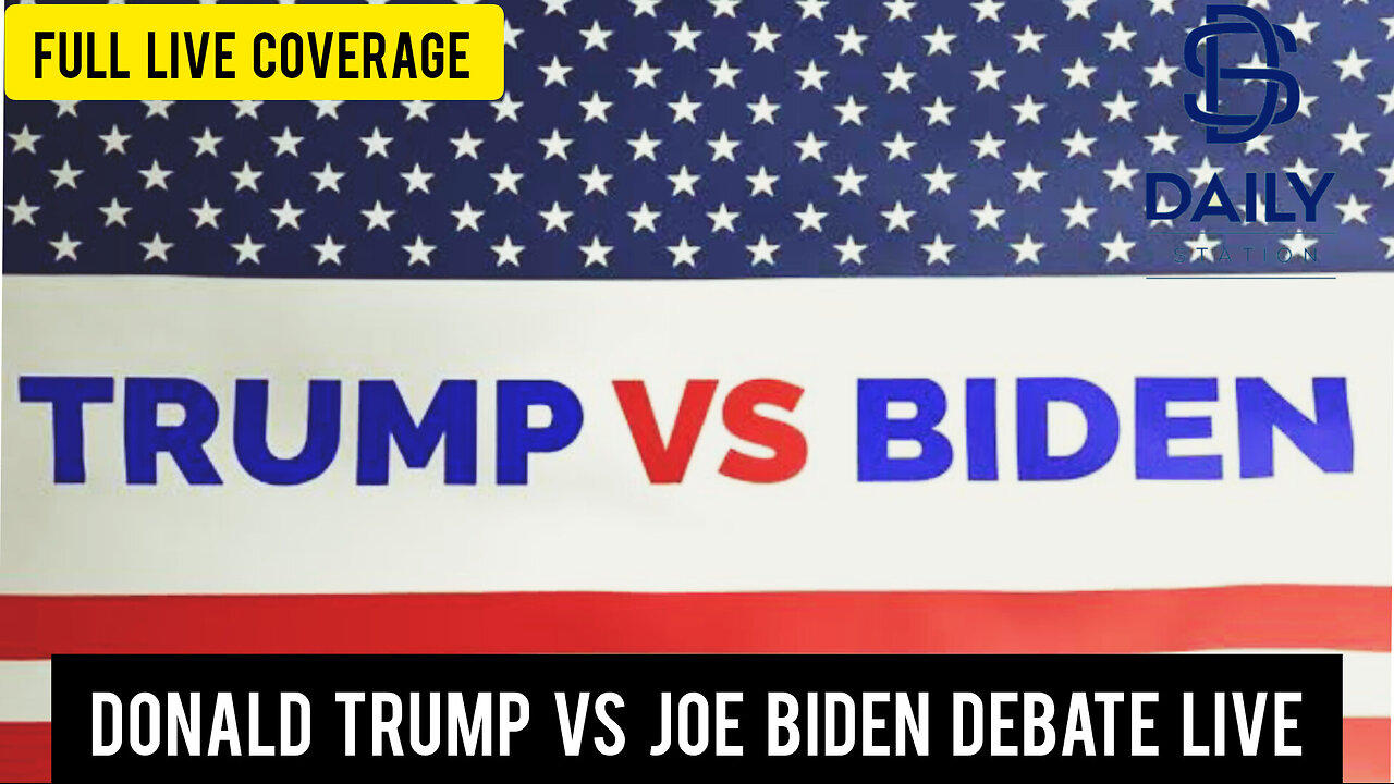 US Presidential Debate 2024 | Donald Trump Vs Joe Biden Live |FULL LIVE COVERAGE|1080p