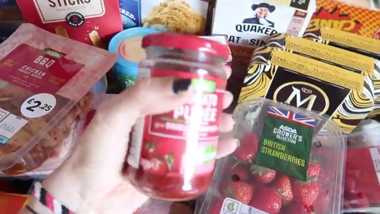 ASDA GROCERY HAUL & MEAL PLAN - LOCKDOWN MAY 2024 _ LARGE FAMILY OF 5 DINNER IDEAS