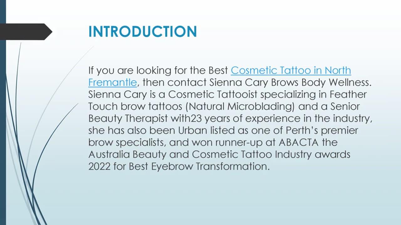 Best Cosmetic Tattoo in North Fremantle