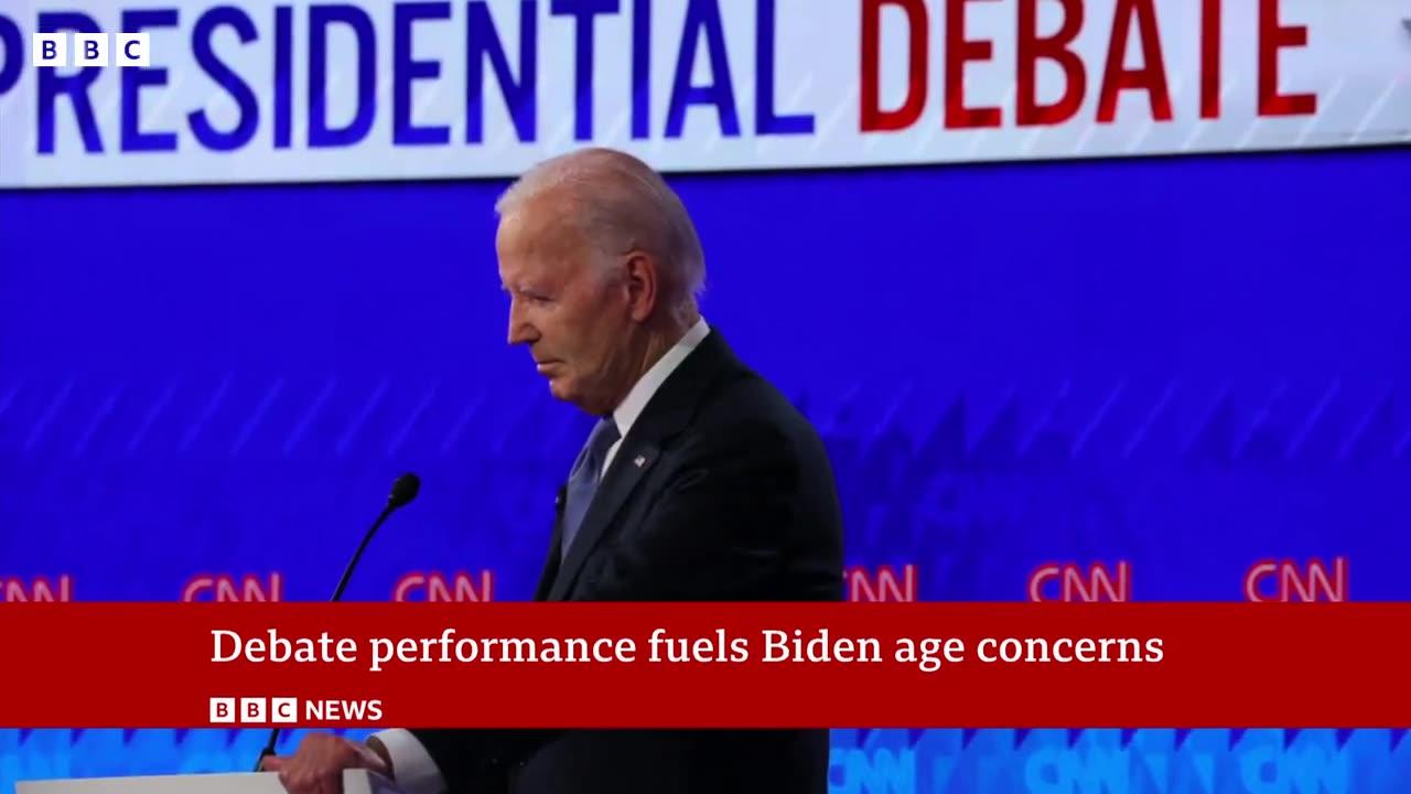 Joe Biden vows to fight on in first speech after Donald Trump debate | BBC News