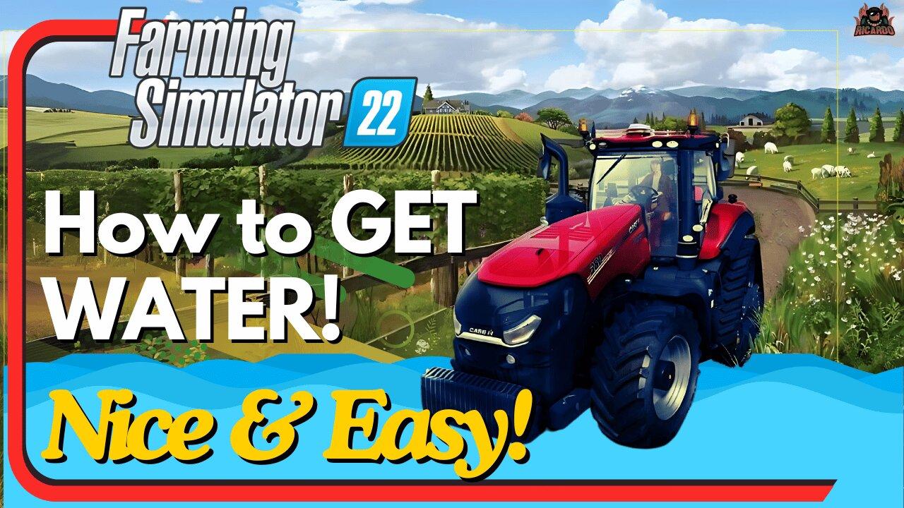 How to get WATER Nice and Easy Farming One News Page VIDEO