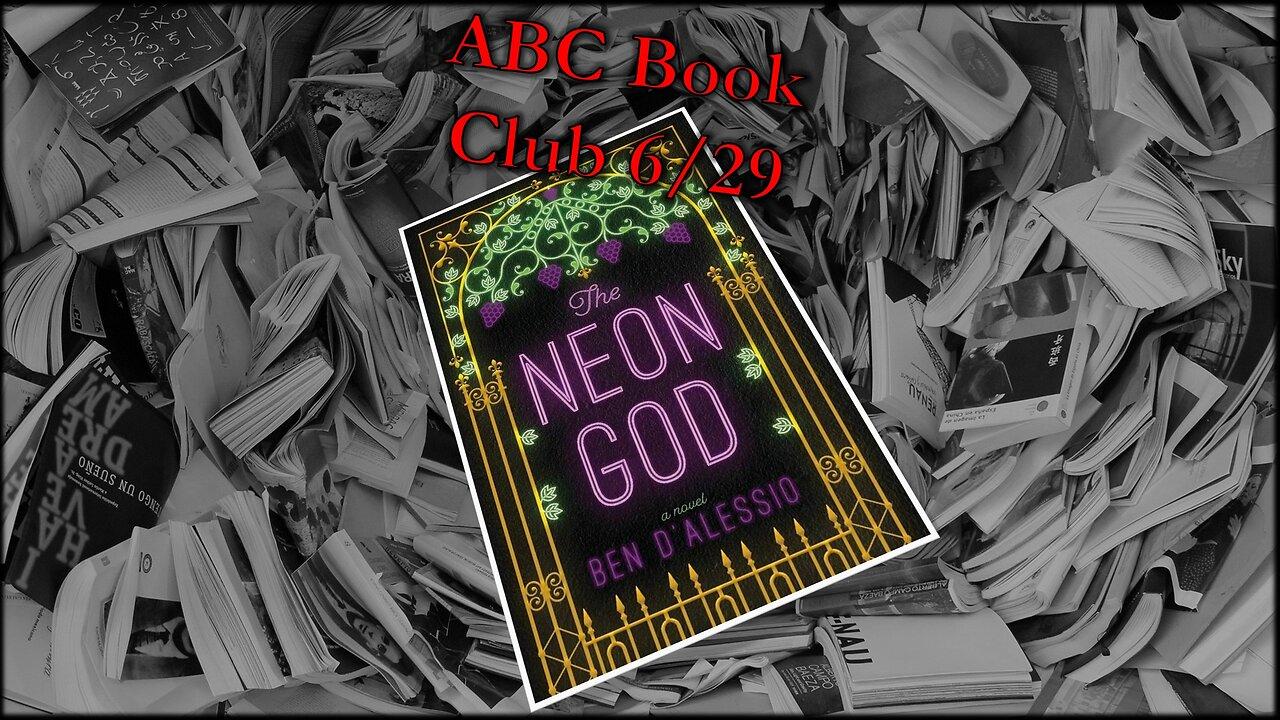 Book Club Live Stream on The Neon God by Ben D'Alessio