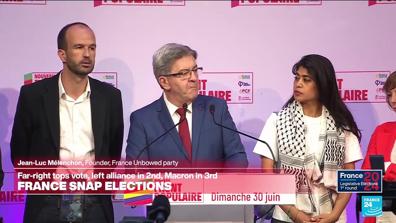 France Unbowed's Jean-Luc Mélenchon: New Popular Front 'the only alternative'
