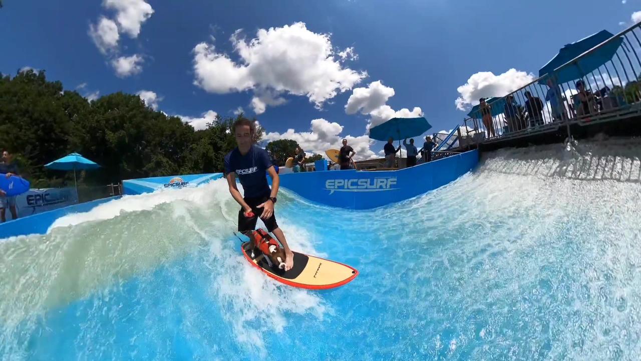 Bean Surfing on the Epic Surf