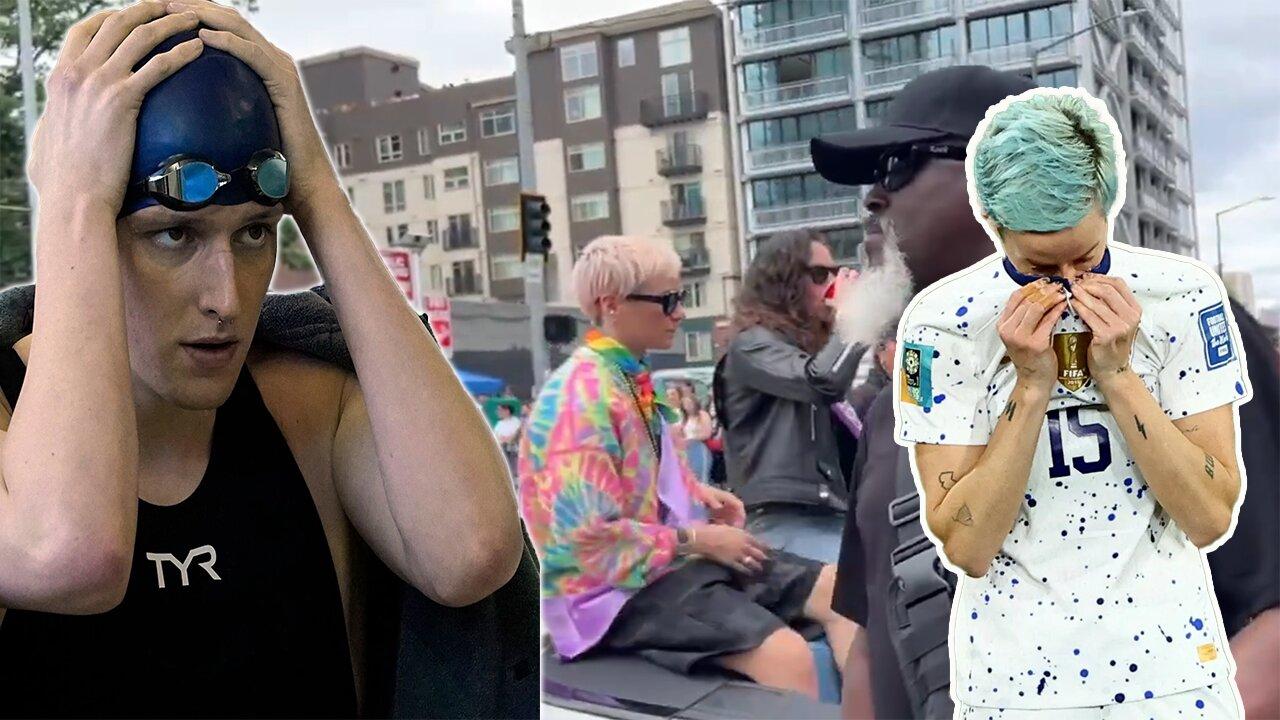 Megan Rapinoe STUNNED! GOES SILENT at Pride Parade when confronted about TRANS INVASION in sports!