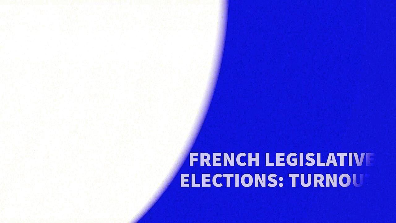 French legislative elections: turnout
