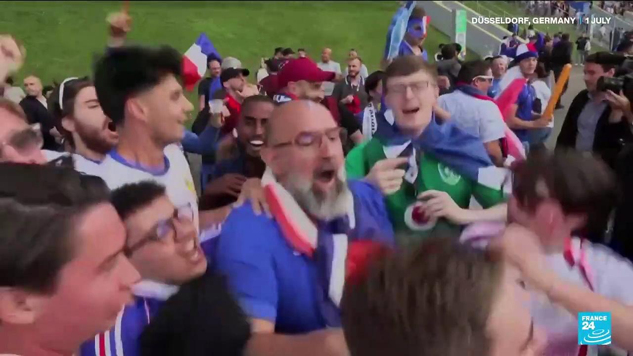 'We deserved it': French fans celebrate after scraping past Belgium