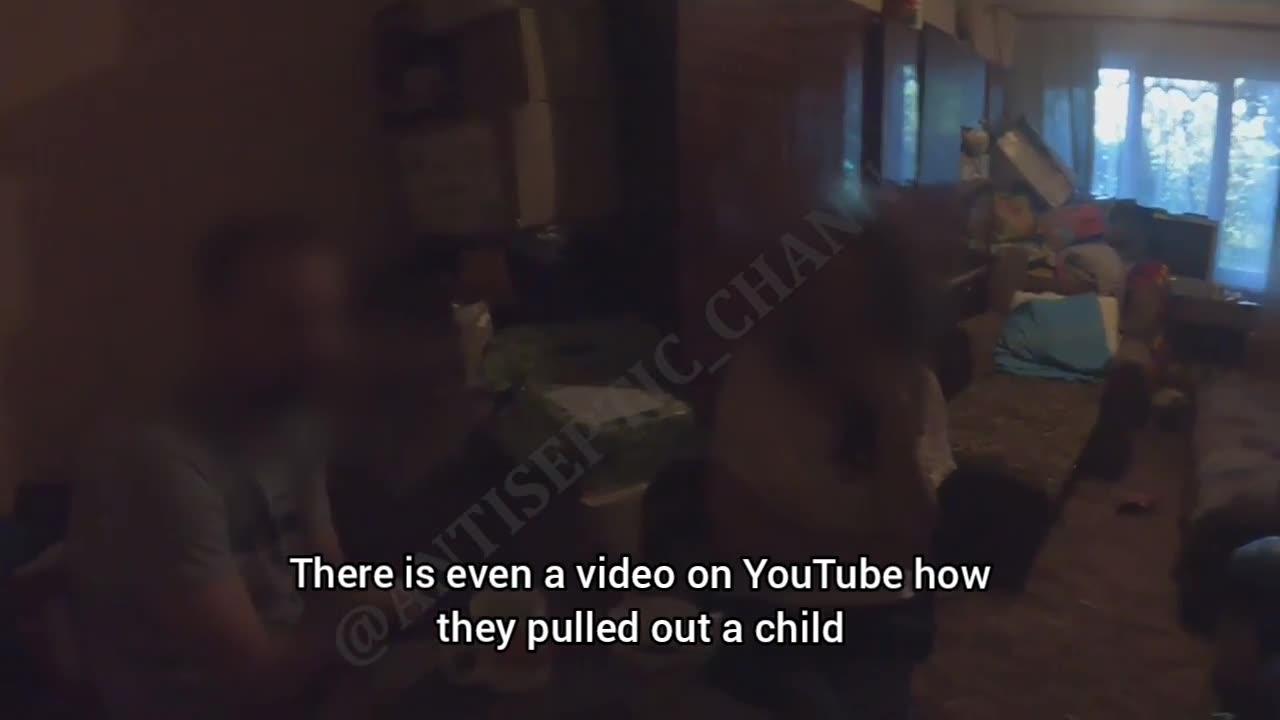 Residents in Ukraine talk about child abduction by the Ukrainian White Angels paramilitary units