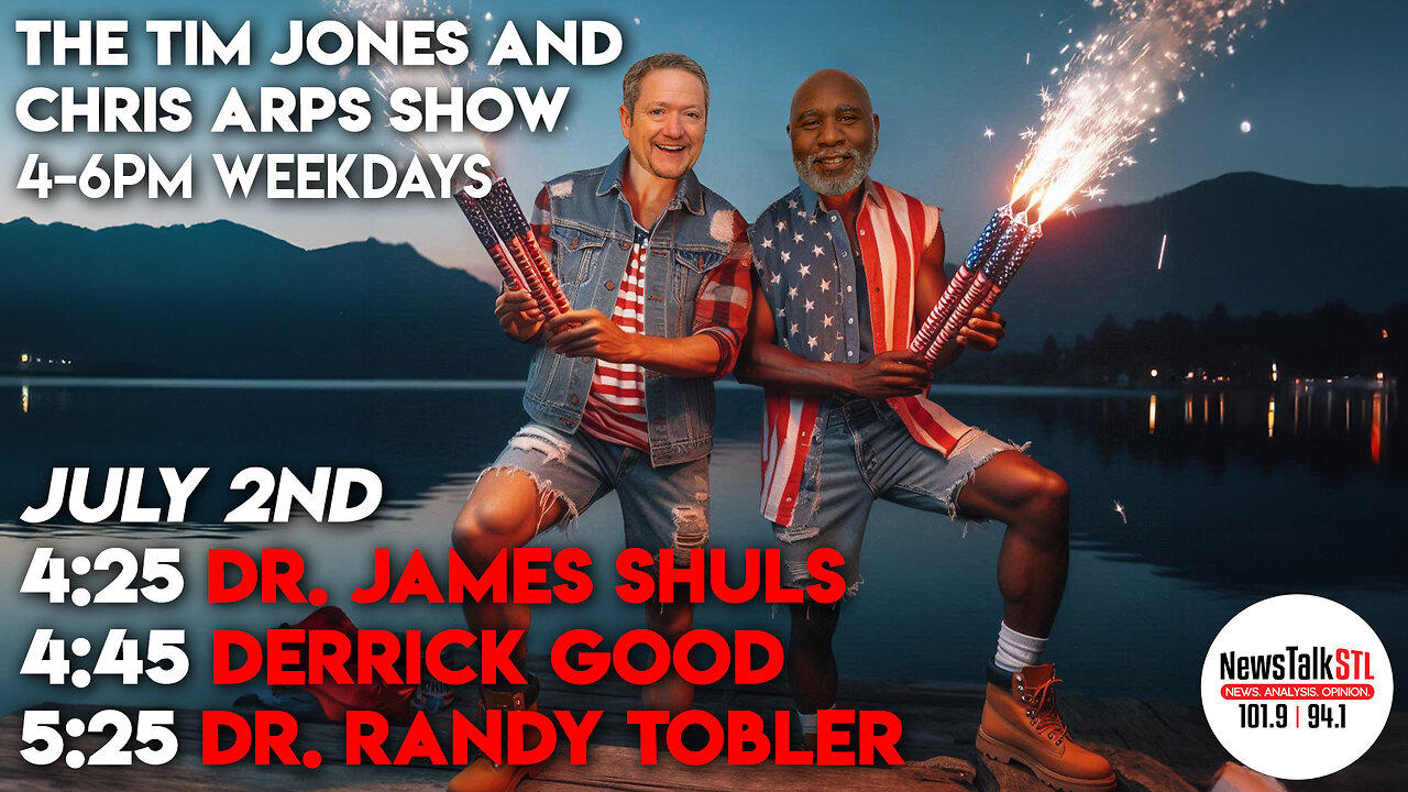 The Tim Jones and Chris Arps Show 07.02.2024 Dr. James Shuls | Atty. Derrick Good | Dr. Randy Tobler