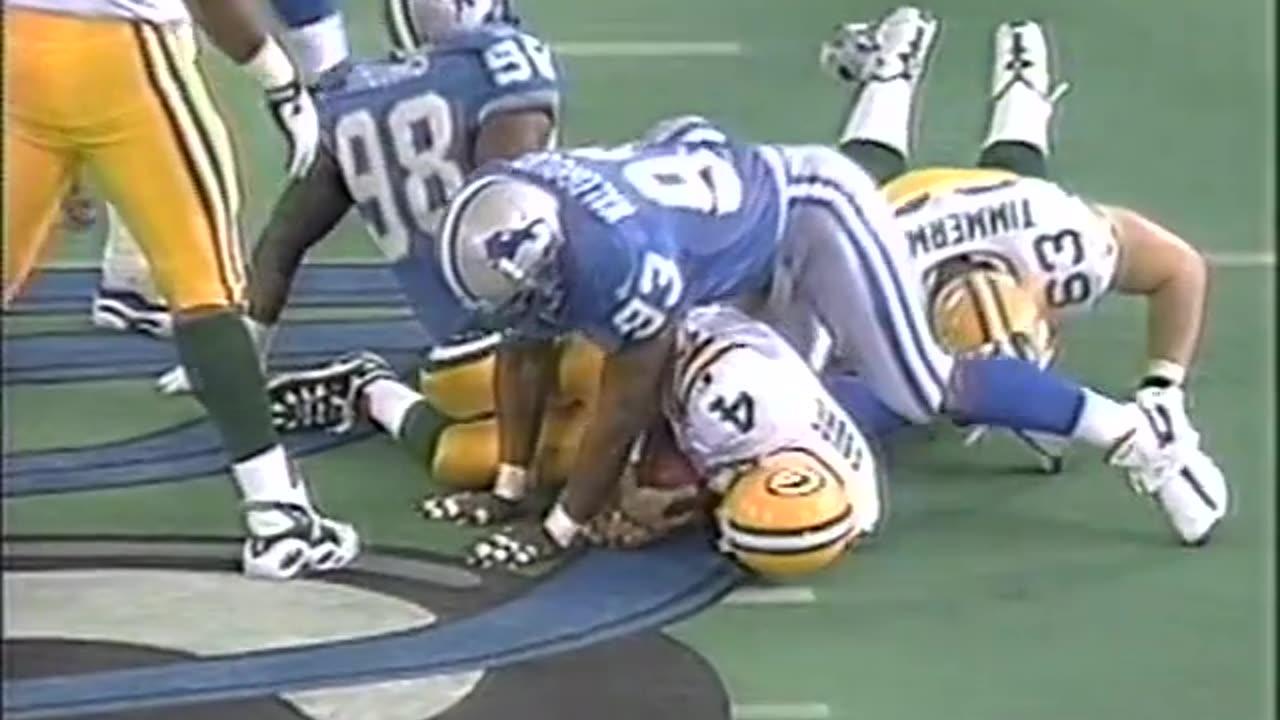 1996-12-15 Green Bay Packers vs Detroit Lions Part 1
