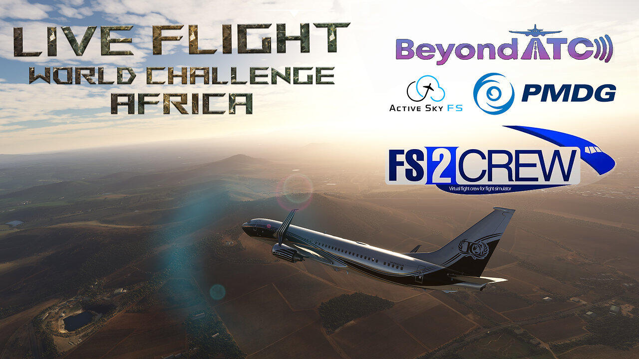 Antananarivo ✈ Dar es Salaam | BeyondATC + ACTIVE SKY | 737-800 BBJ2 | Full Flight |