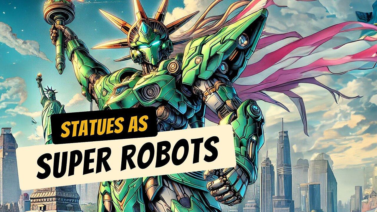 What if famous Statues were Anime Super Robots?