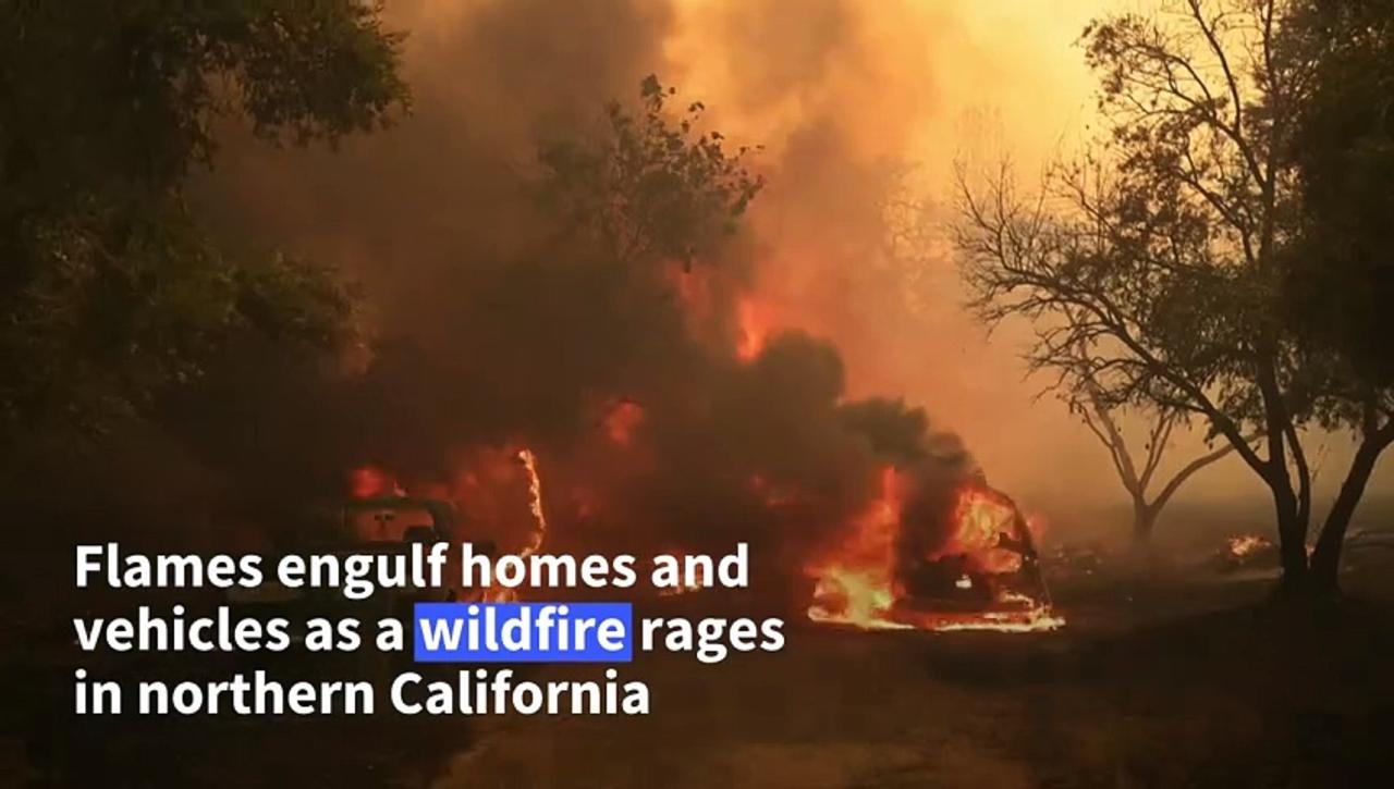 Thousands told to flee raging California wildfire