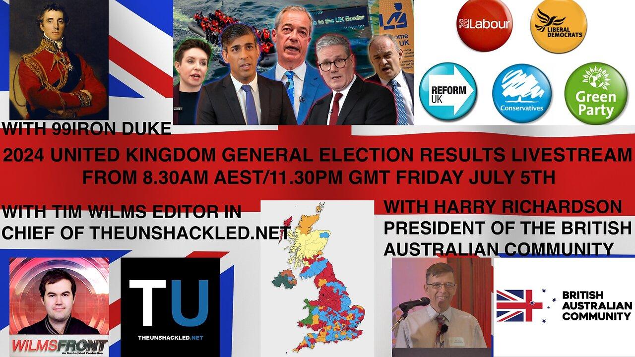 2024 United Kingdom General Election Results Livestream