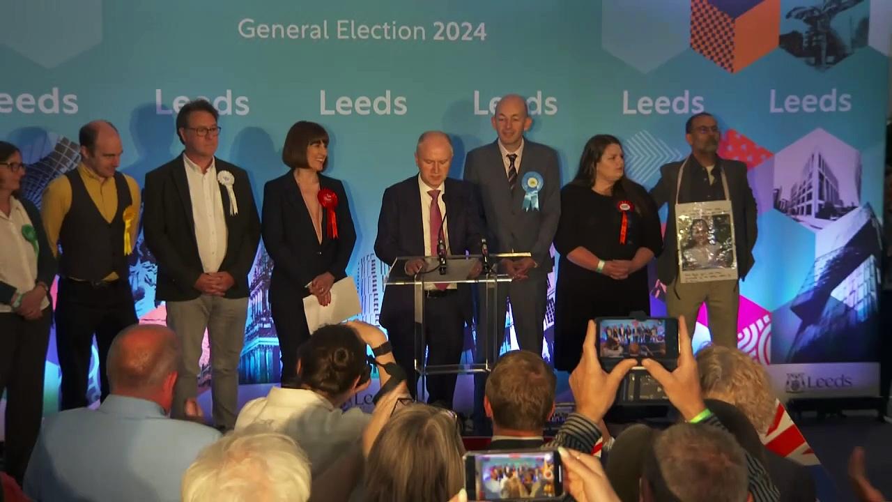 Labour’s Rachel Reeves wins Leeds West and Pudsey