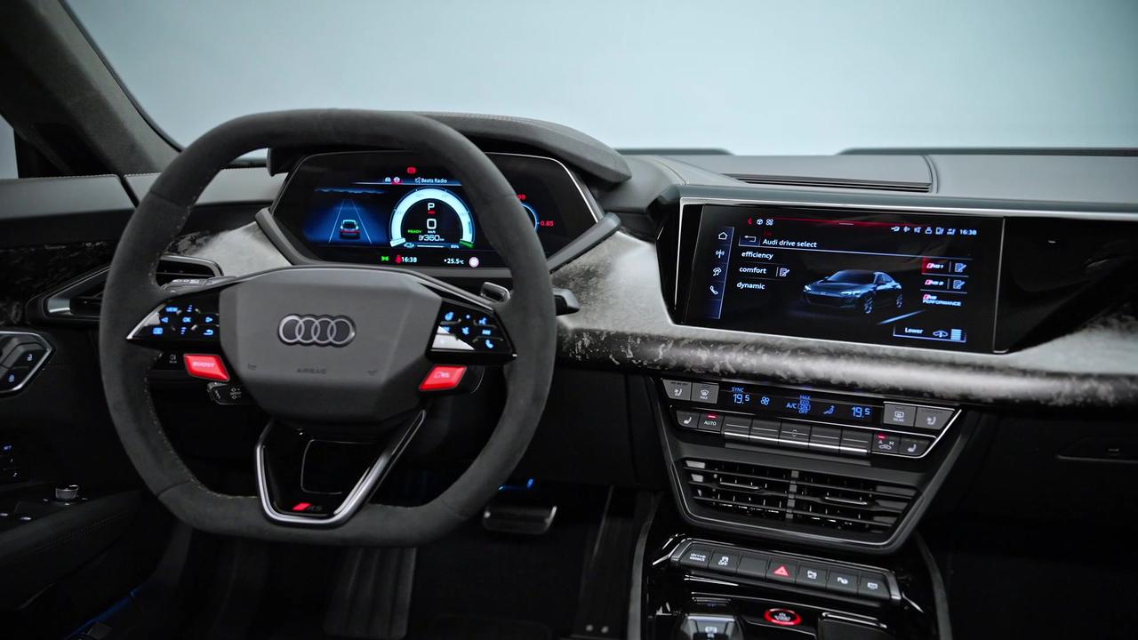 Audi RS e-tron GT performance Interior Design in Studio