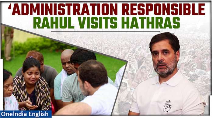 Hathras Stampede: Rahul Gandhi Offers Solace to Hathras Families Amidst Aftermath of Deadly Stampede