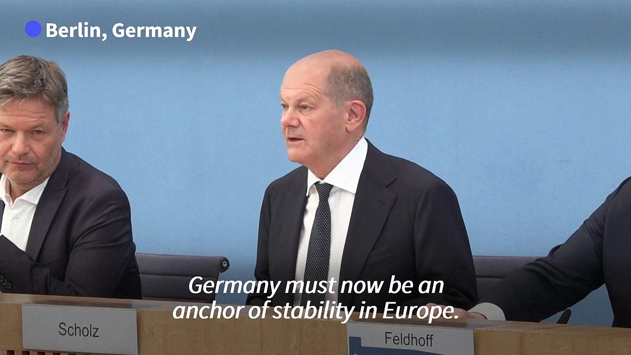 Scholz says Germany must be Europe's 'anchor of stability'