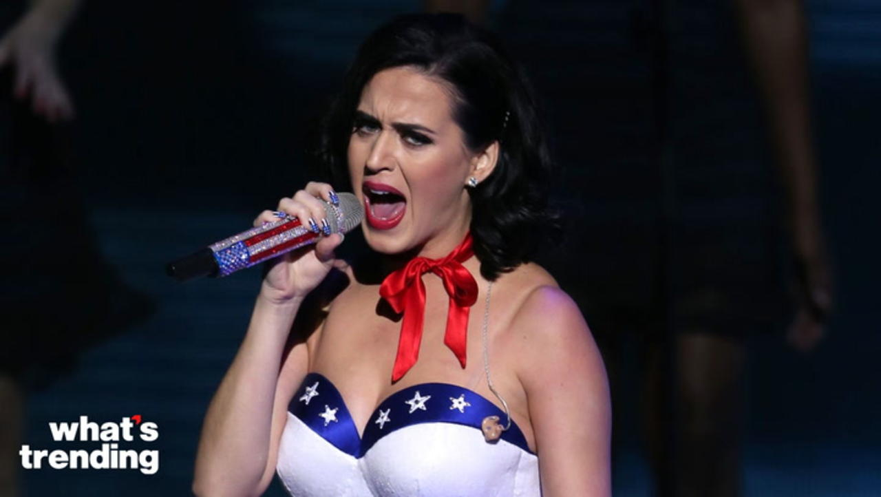 Katy Perry Stuns in Patriotic Swimsuit, Teases New Single 'Woman's World'