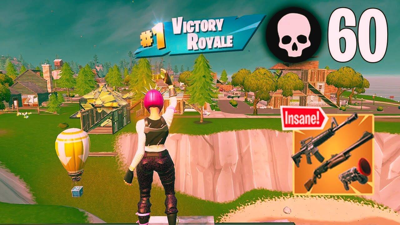 60 Elimination Solo vs Squads Wins Fortnite - One News Page VIDEO