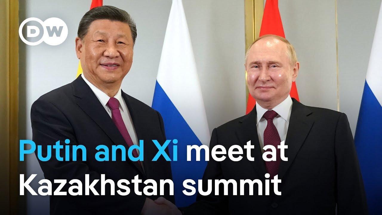 Russia and China hail the stability of their partnership at a Eurasian security summit | DW News