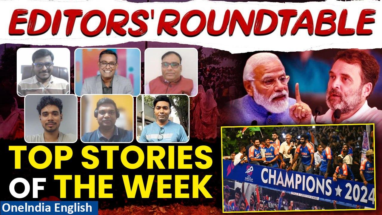 Week's Top Stories: Hathras, Rahul Vs. PM Modi, Naidu, Revanth on One Stage, T20 Win | Oneindia
